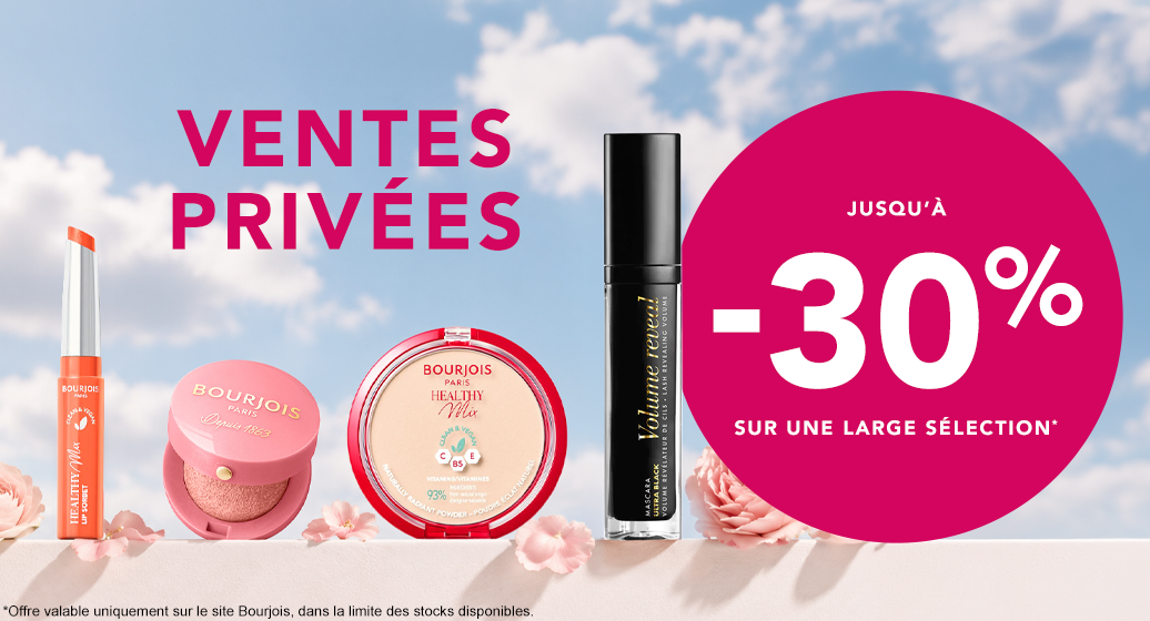 VENTES PRIVEES MAQUILLAGE BOURJOIS