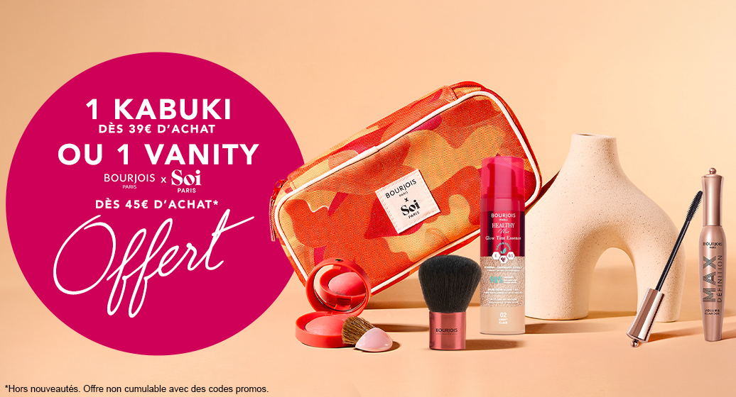 Offre Vanity Bourjois x Soi et Pinceau Kabuki Bourjois