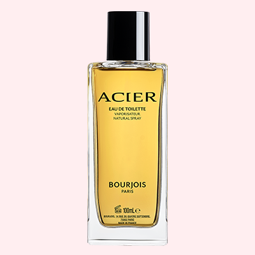 Flacon d'eau de toilette pour homme Acier Bourjois