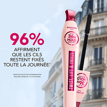Mascara iconique Twist-Up The Volume Bourjois, regard volumisé