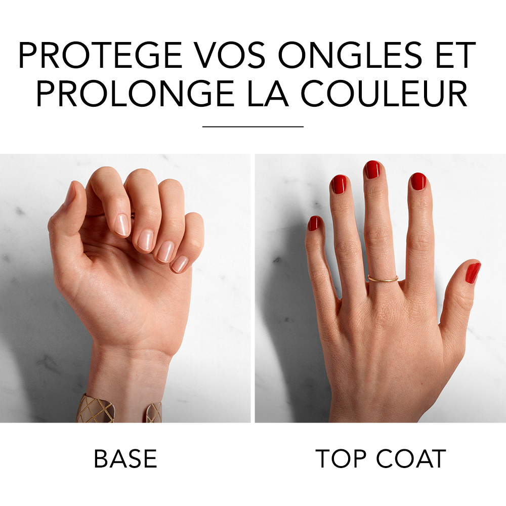 Base De Vernis À Ongles Et Top Coat 1 Seconde